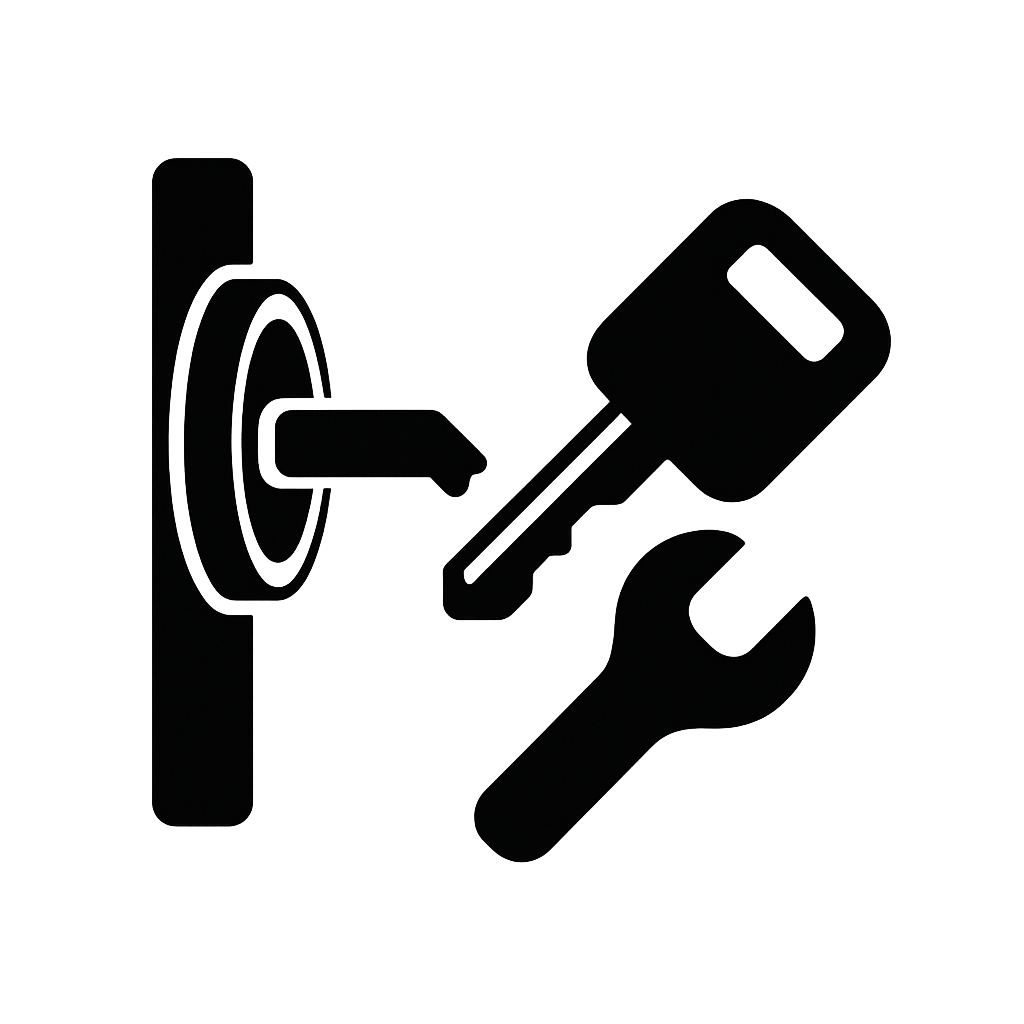 Broken key extraction service icon
