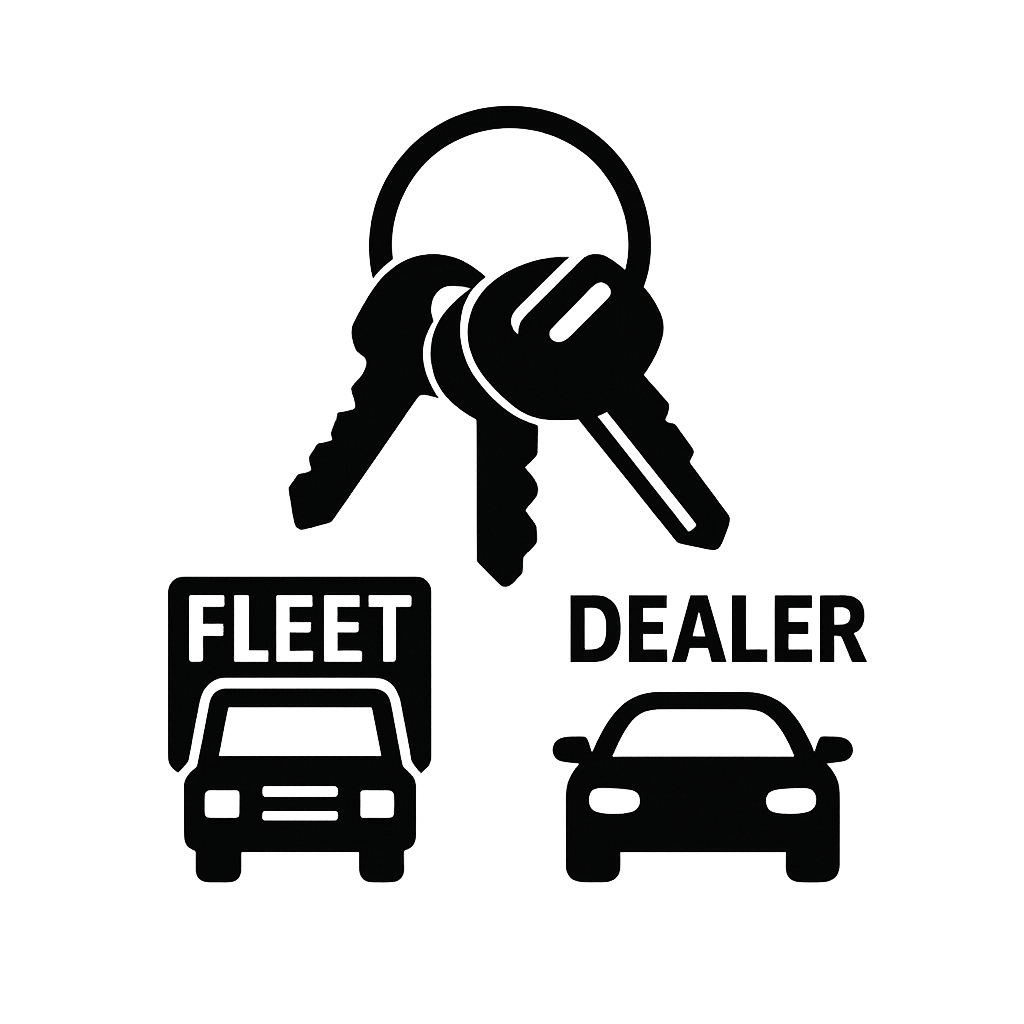 Fleet and dealership solutions service icon